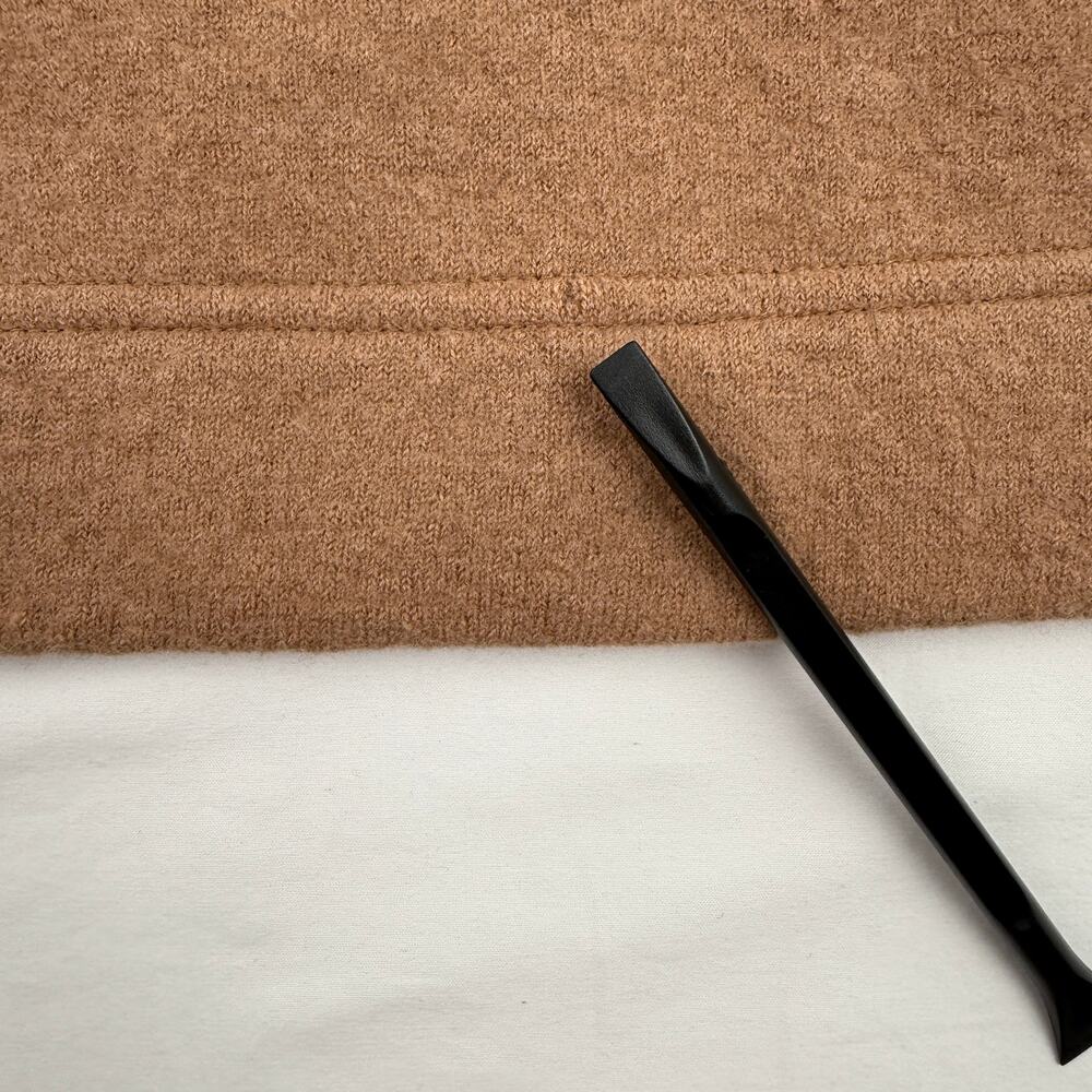 Madewell Merino Wool Sweater Jacket Blazer XS Camel Oversized Minimalist Cozy - Picture 12 of 12